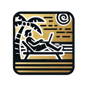 Icon of a digital nomad
